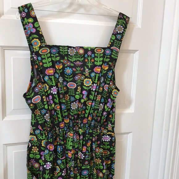 NWT Nooworks print overalls Sz XXL lightweight cotton "Awesome Blossom" print - Picture 14 of 14
